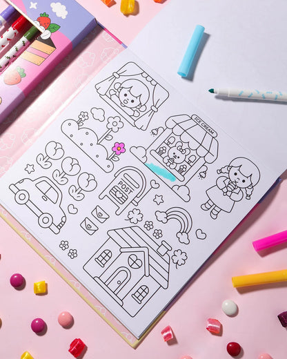 KAWAII CLUB COLOURING KIT