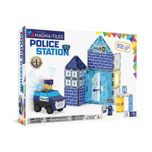 Magna-Tiles - Police Station - 35 Piece Set