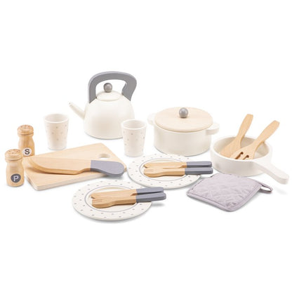 Tableware play set - Wooden 20pc