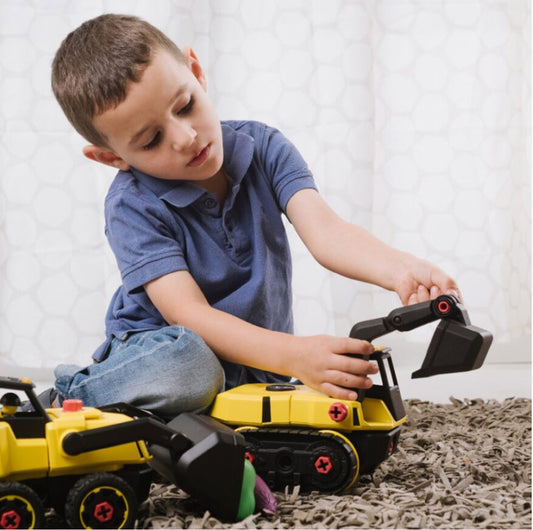 Take Apart Excavator Kit - 25pcs