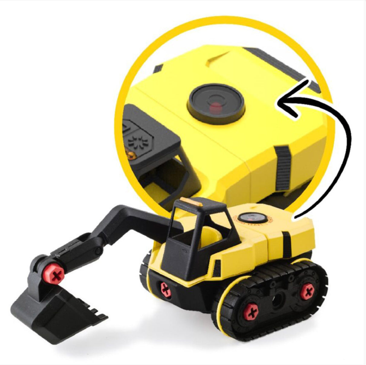 Take Apart Excavator Kit - 25pcs