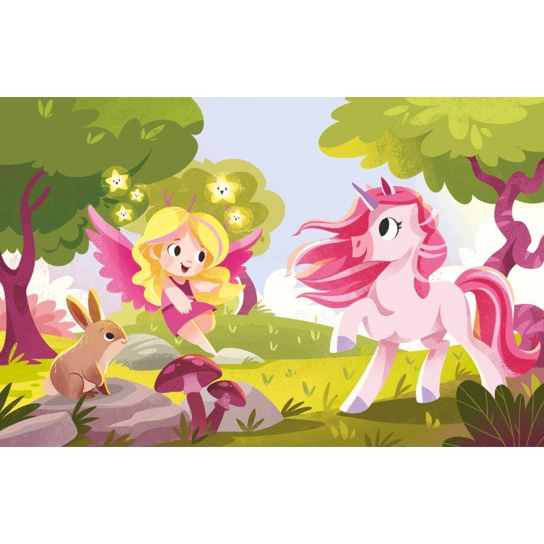 A Free the Colours Brush Book - Unicorns