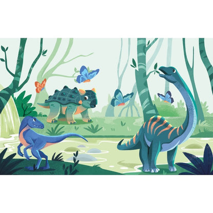 A Free the Colours Brush Book - Dinosaurs