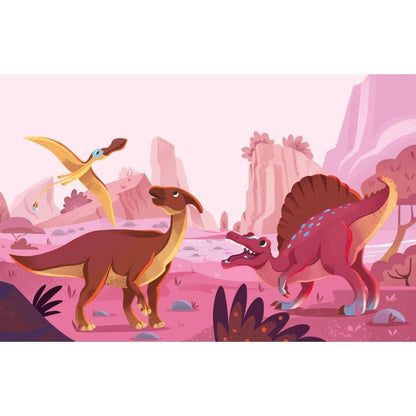 A Free the Colours Brush Book - Dinosaurs