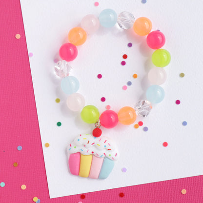 Cupcake Sprinkles Elastic Bracelet