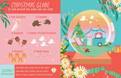 Aussie Christmas Search and Find - Hardcover Book