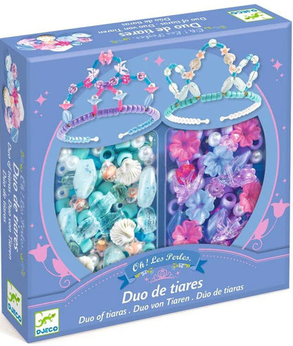 Duo of Tiaras Blue & Purple Bead Kit