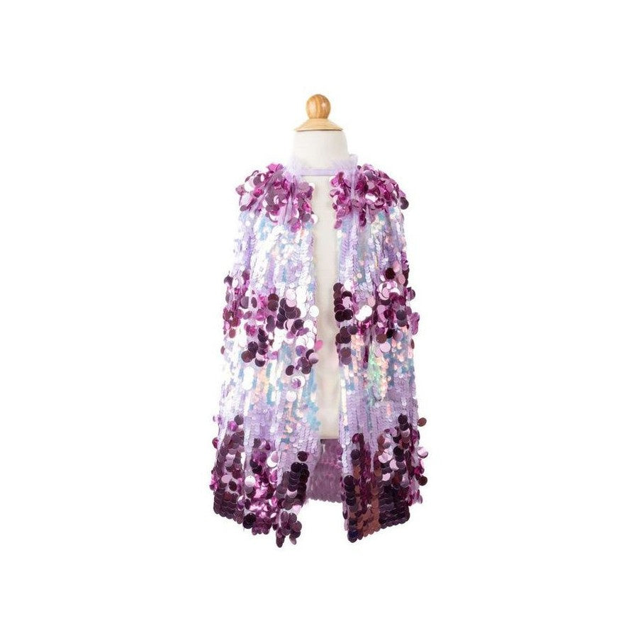 5th Avenue Purple Pailette Cape Size 4-6
