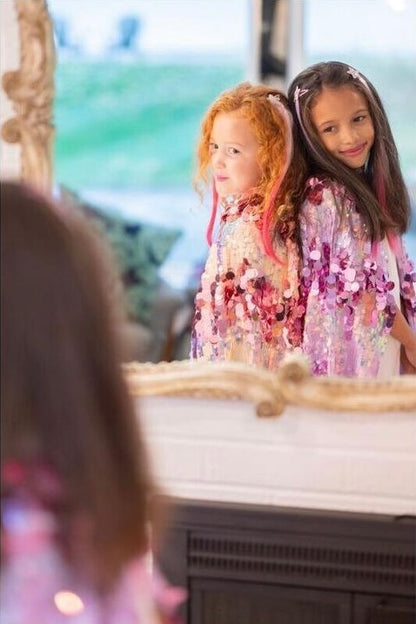 5th Avenue Purple Pailette Cape Size 4-6