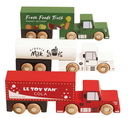 Wooden Toy Trucks