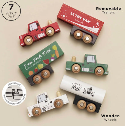 Wooden Toy Trucks