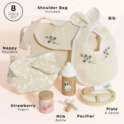 Dolls Nursing Kit and Bag - 8 Piece