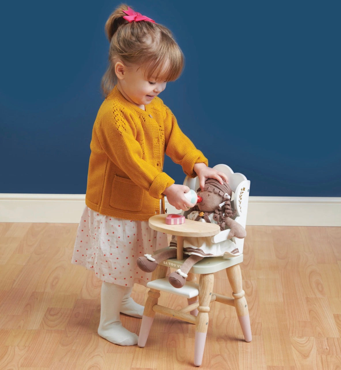 Dolls Wooden High Chair