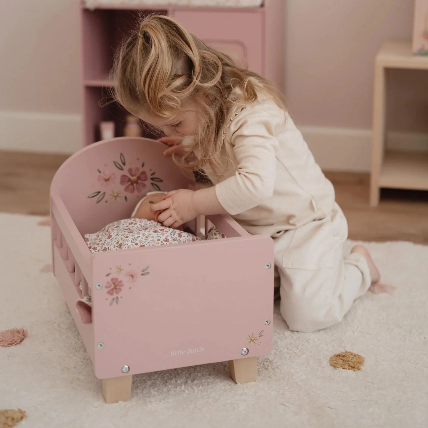 Little Dutch Doll Bed - includes bedding
