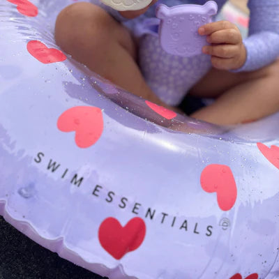 Inflatable Swim Ring - Sweet Hearts 55cm
