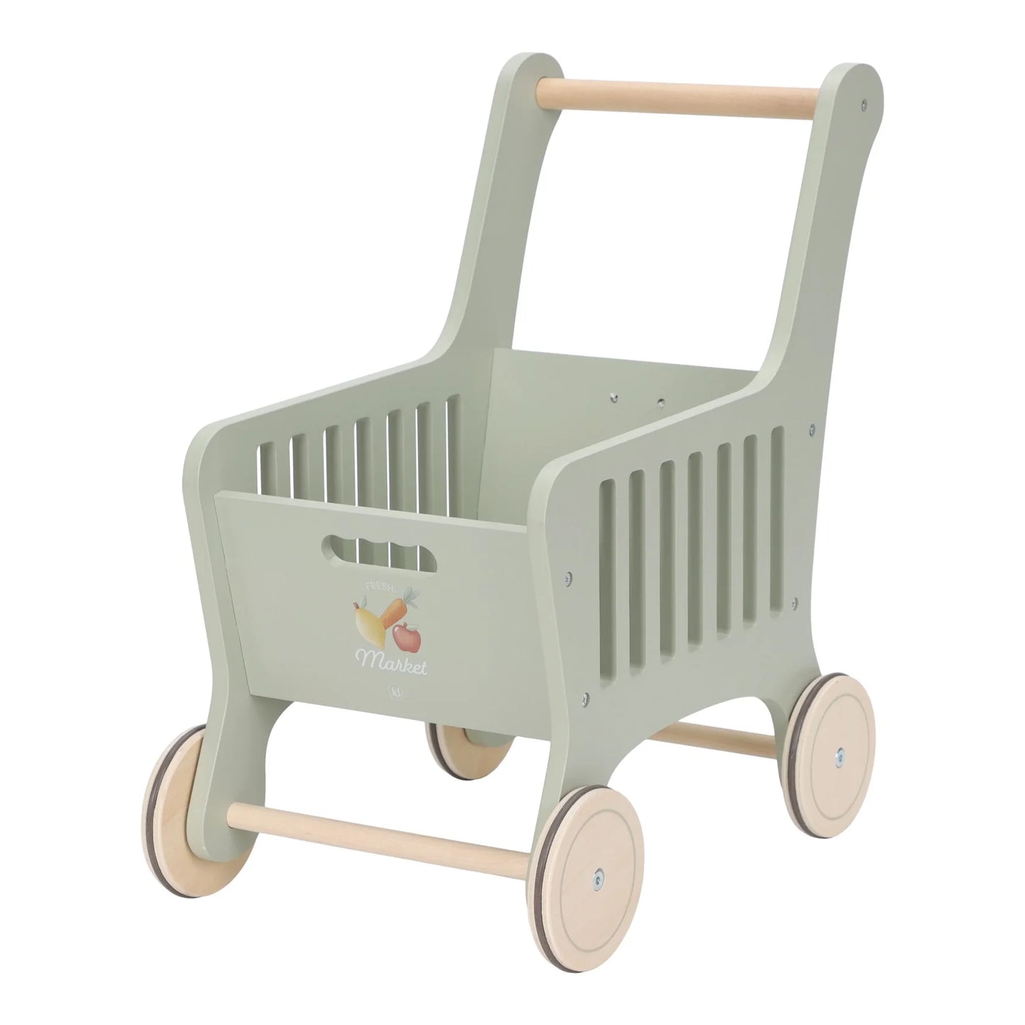 Wooden Play Shopping Trolley