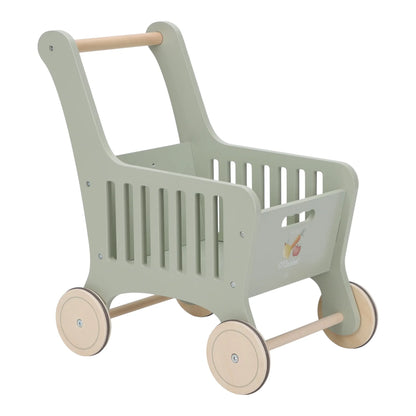 Wooden Play Shopping Trolley
