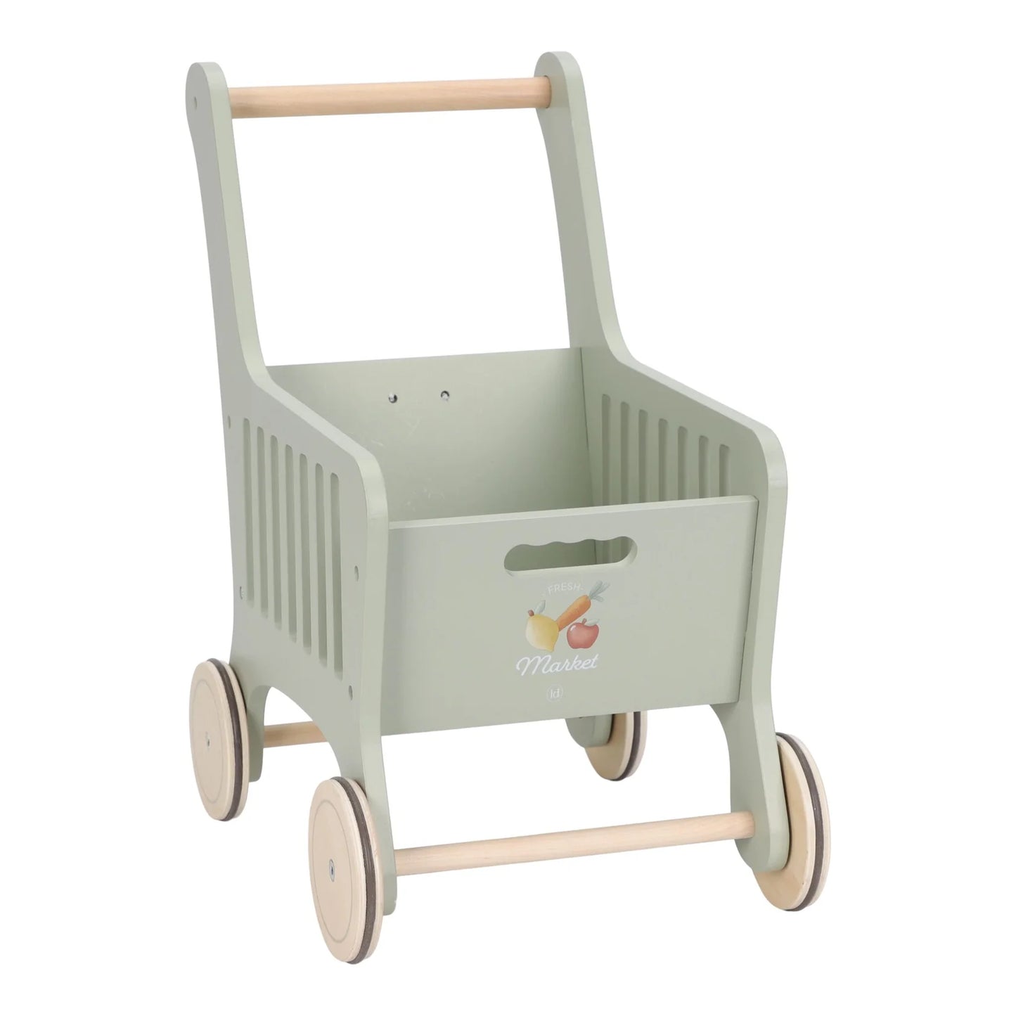 Wooden Play Shopping Trolley