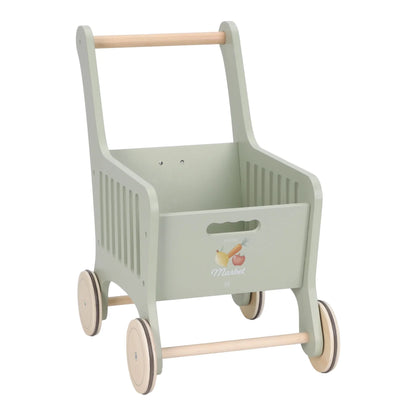 Wooden Play Shopping Trolley