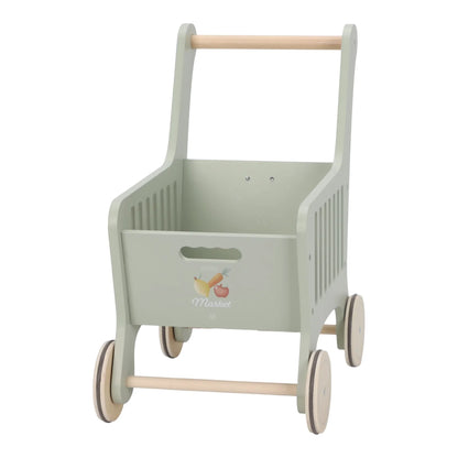 Wooden Play Shopping Trolley