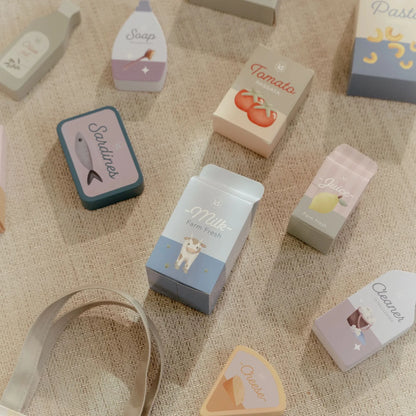 Wooden Play Shopping Trolley