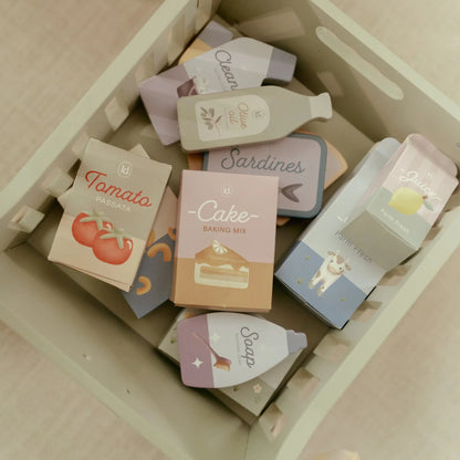 Wooden Play Shopping Trolley