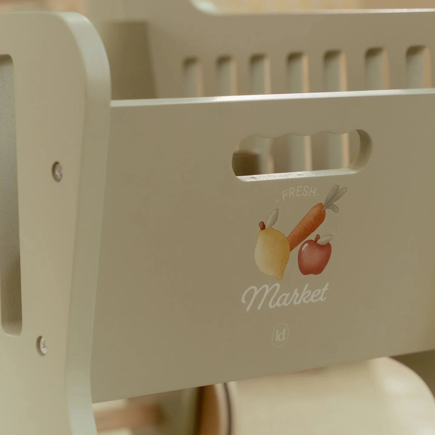 Wooden Play Shopping Trolley