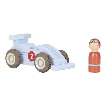Wooden Pullback Racecars