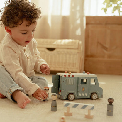 Wooden Police Van