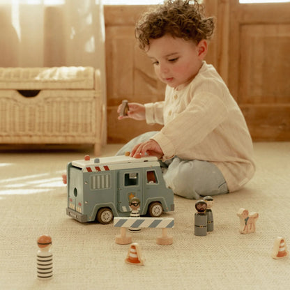 Wooden Police Van