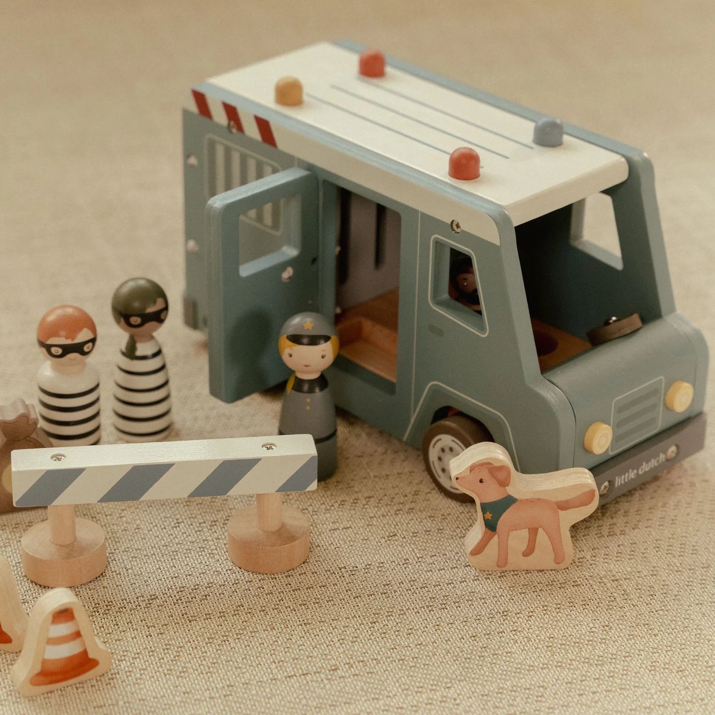 Wooden Police Van