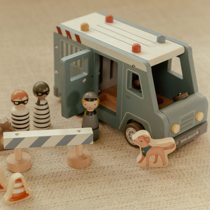 Wooden Police Van
