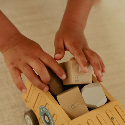 Wooden Garbage Truck