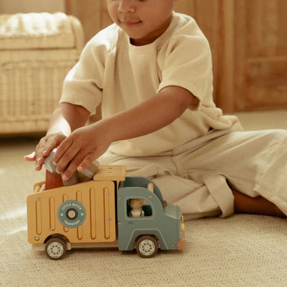 Wooden Garbage Truck