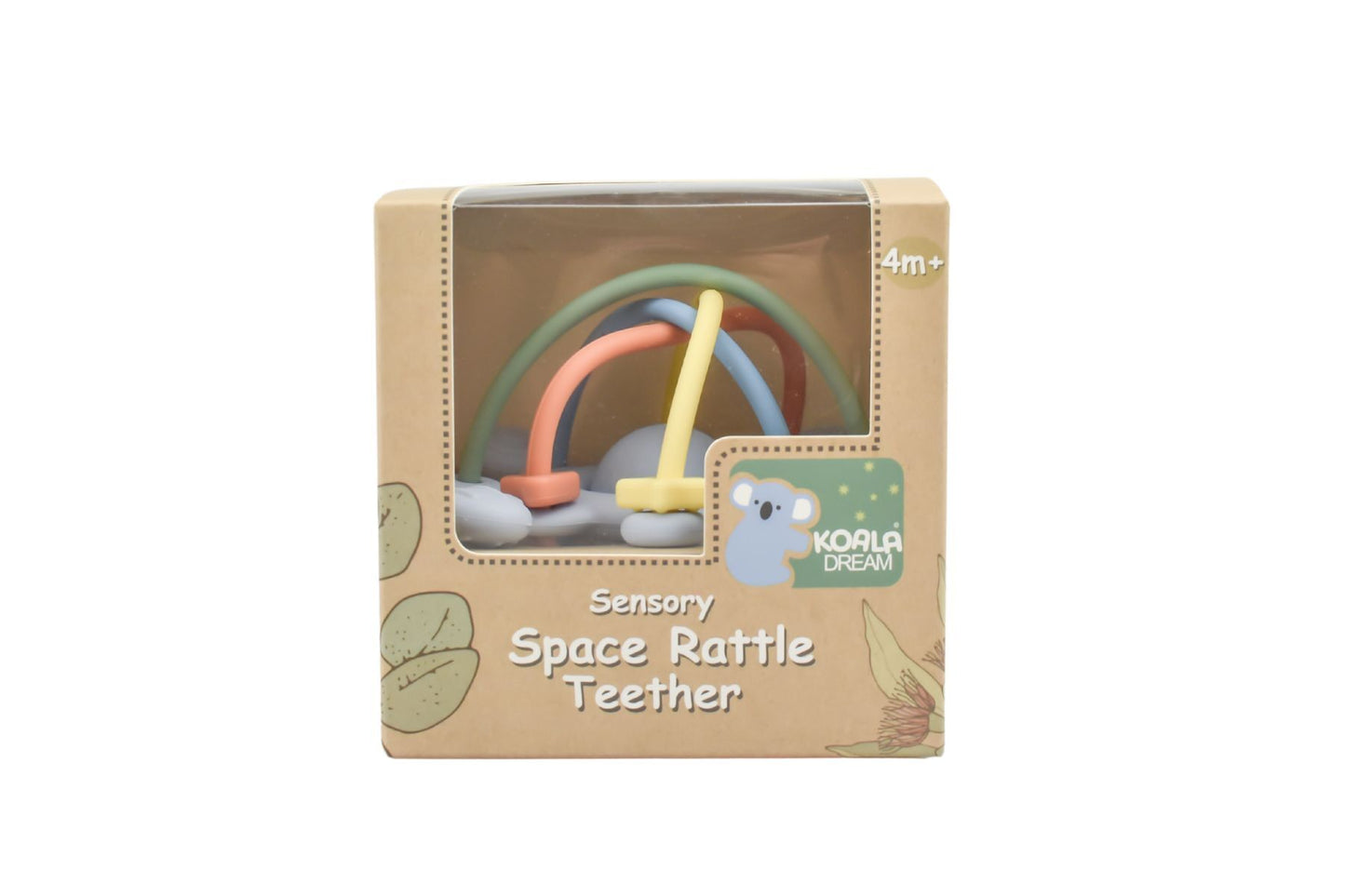 Silicone Sensory Space Rattle Teether