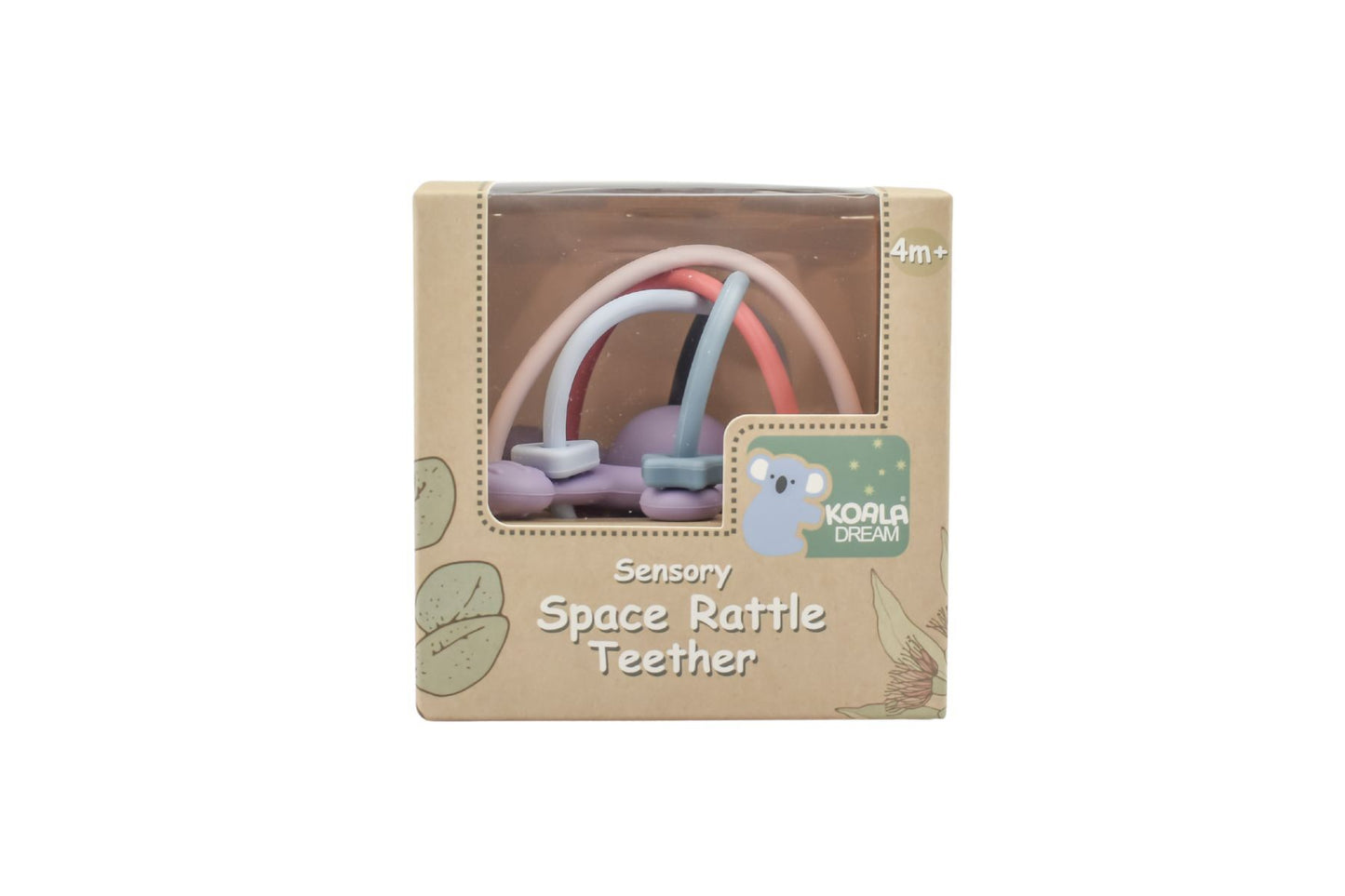 Silicone Sensory Space Rattle Teether