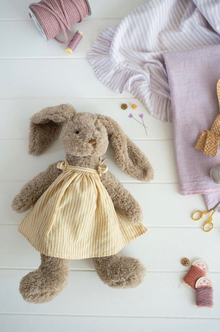 Mrs Honey Bunny - Mustard Stripe