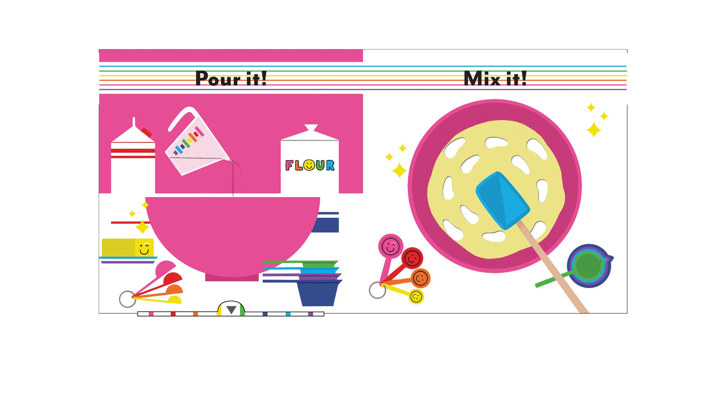 Bake a Rainbow Cake! - Board Book