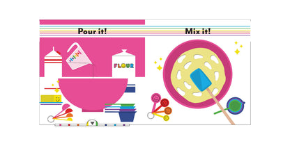 Bake a Rainbow Cake! - Board Book
