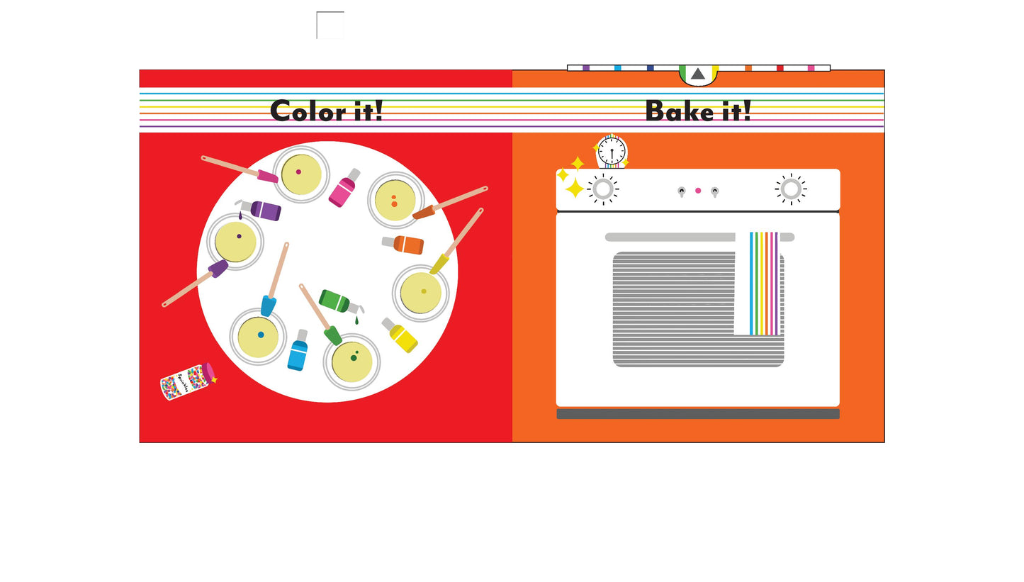 Bake a Rainbow Cake! - Board Book