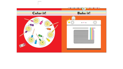 Bake a Rainbow Cake! - Board Book