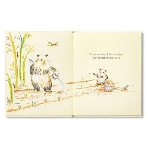 Because Of You Dad - Hardcover Book