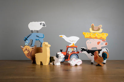 Selection of 12 Farm Animals