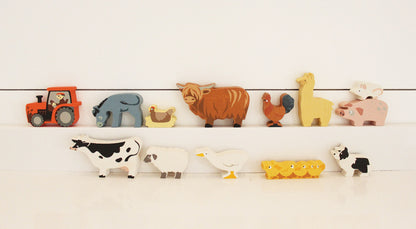 Selection of 12 Farm Animals