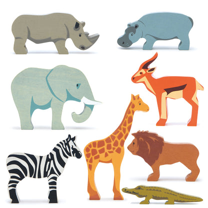 Selection of 8 Safari Animals