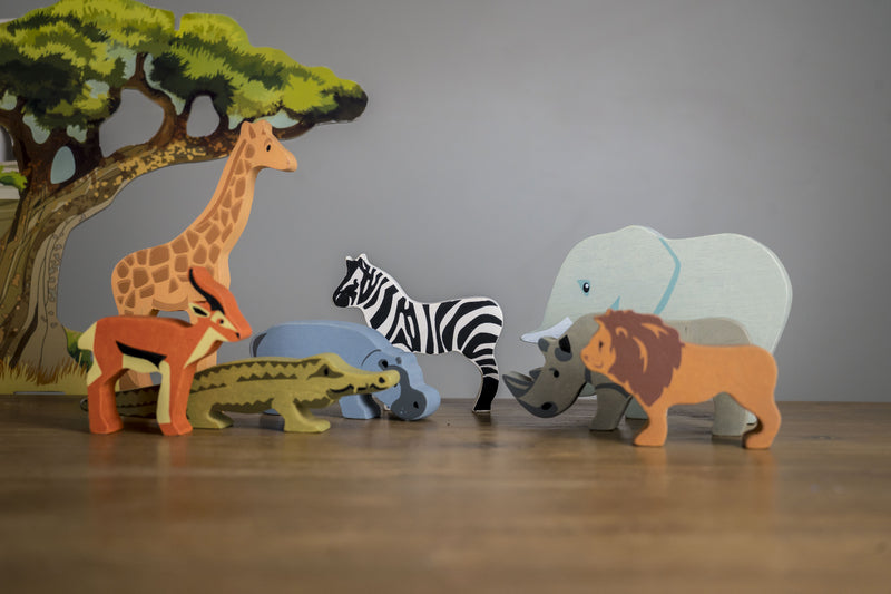 Selection of 8 Safari Animals