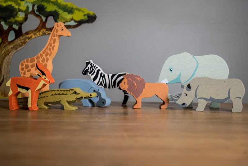 Selection of 8 Safari Animals