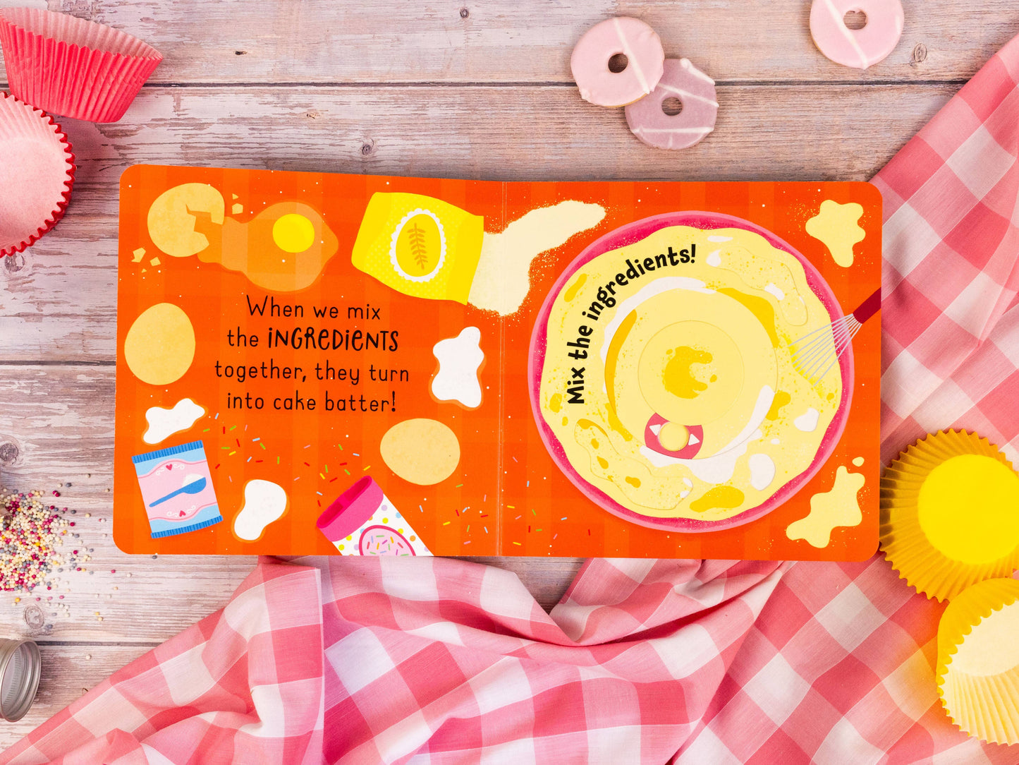 Let’s Bake - A Sweet Slider Book - Interactive Children’s Board Book