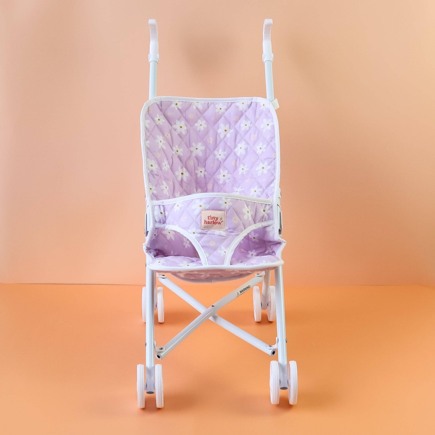 Folding Doll's Stroller - Lilac Daisy Cover