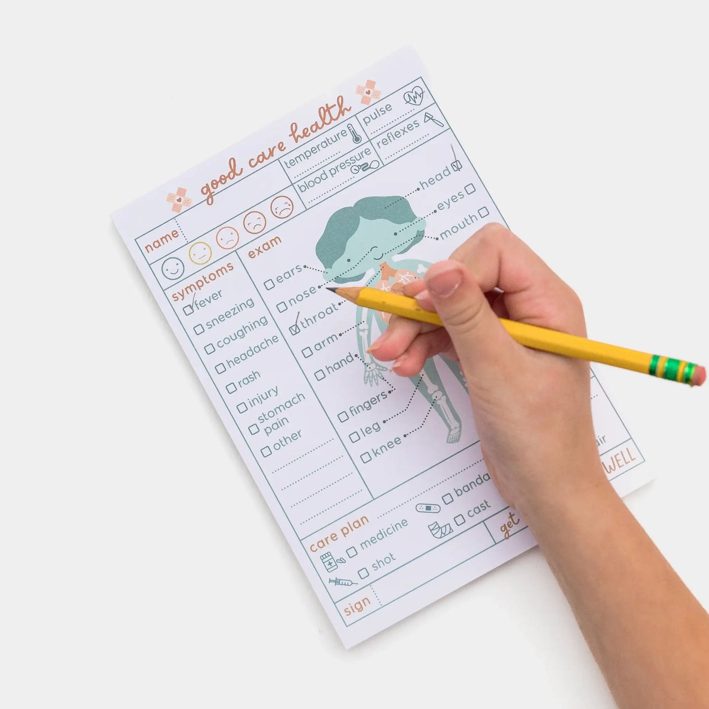 Doctor Visit Pretend Play Notepad